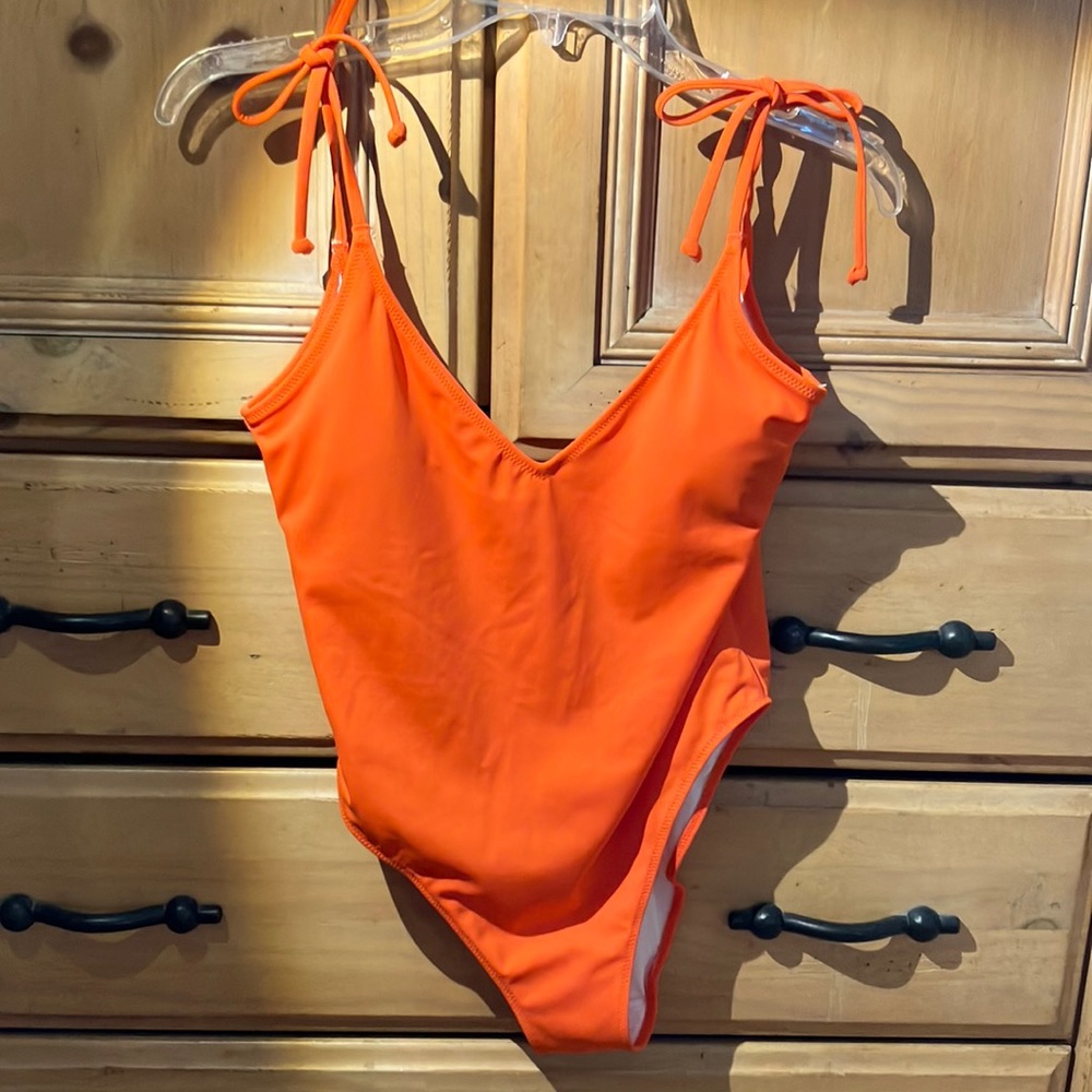 Tomato Red One-Piece Swimsuit, PINK by Victoria’s Secret, M